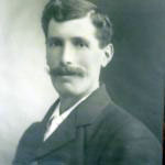 black and white picture of Adam Blackstock